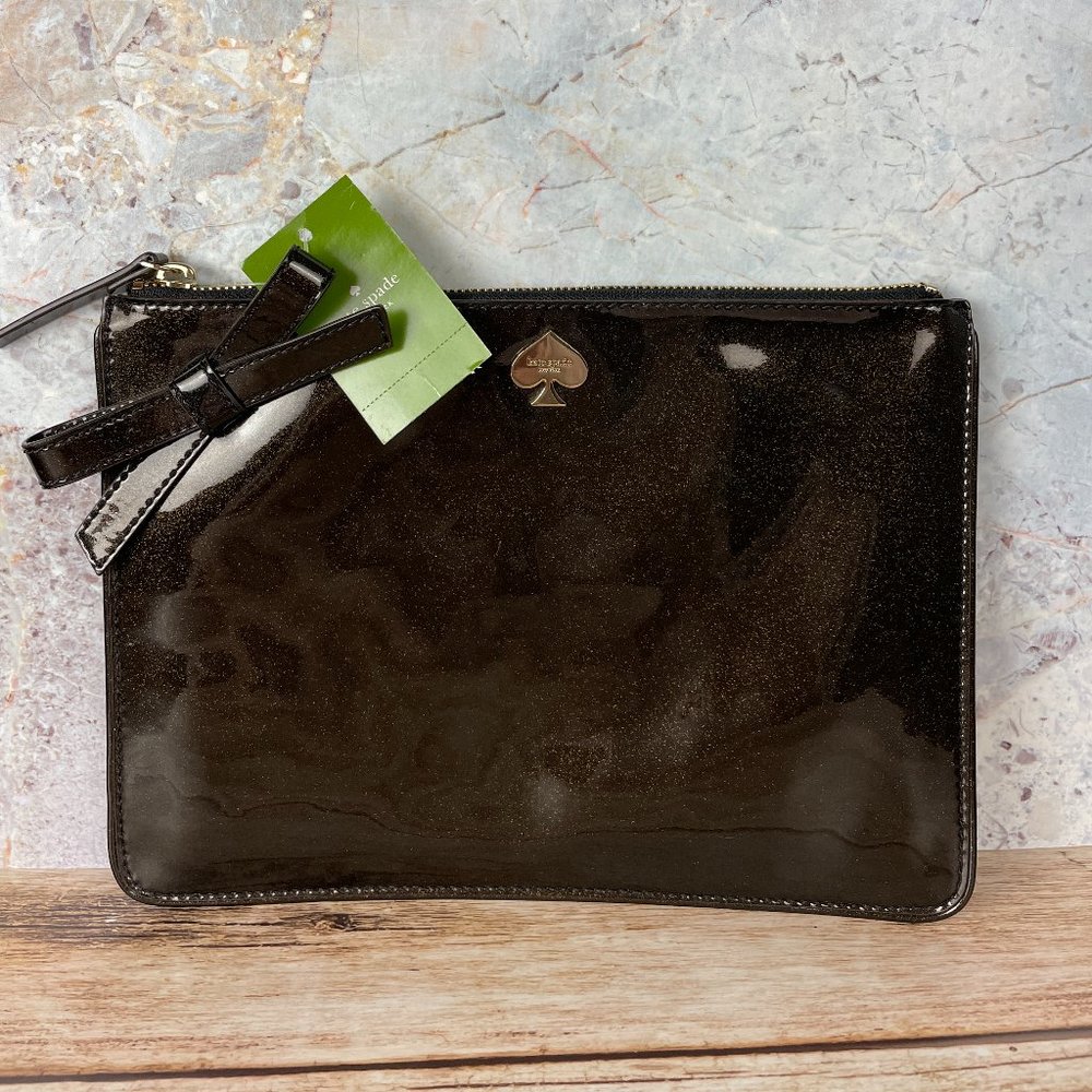 Kate Spade Georgie Glitter Bug Clutch- New